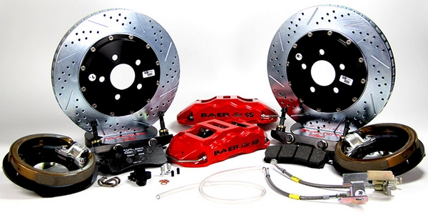 14" Rear Extreme+ Brake System with Park Brake - Fire Red